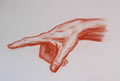 Michael Hensley Drawings, Human Hands 19